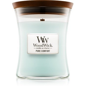 Woodwick Pure Comfort vonná svíčka 275 g s dřevěným knotem