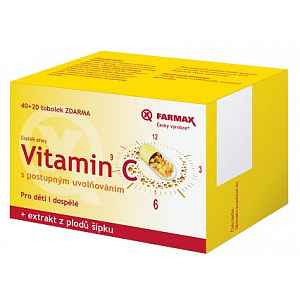 Vitamin C s postupným uvolňováním tobolky 40 + 20