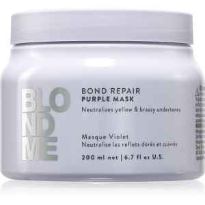 Schwarzkopf Professional Blondme Bond Repair Purple Mask maska na vlasy neutralizující žluté tóny 200 ml