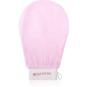 Sister Young NOVA Exfoliating Glove peelingová rukavice na tělo Pink 1 cps