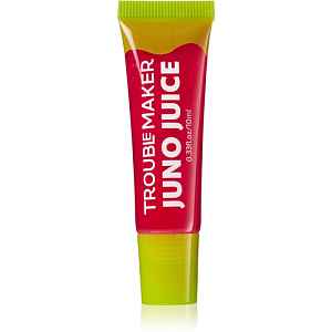 Trouble Maker Juno Juice Lipgloss lesk na rty odstín Paris Hot Pink 10 ml