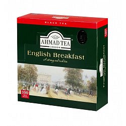 Ahmad Tea English Breakfast porcovaný čaj 100 x 2 g