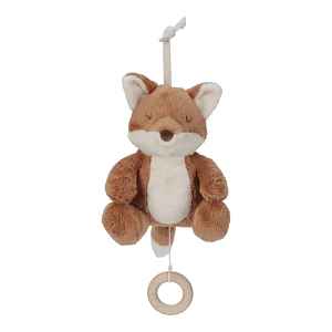 Little Dutch Forest Friends Musical Pull Toy kontrastní závěsná hračka s melodií 0 m+ 1 ks