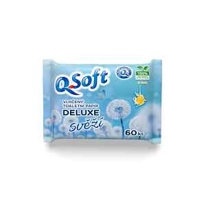 Q-Soft vlhčený toaletní papír super jemný 60 ks