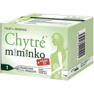 Chytré miminko + vitamin D3 tablety 60