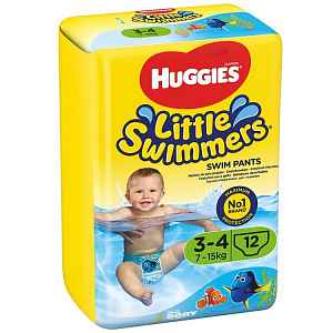 Huggies Little swimmers 7-15 kg koupací plenky 12 ks