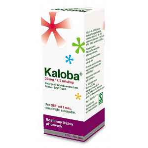 Kaloba 20mg/7.5ml sirup sir. 1x100ml