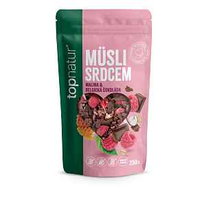 Topnatur Müsli srdcem Malina&Belgická čokoláda 250 g