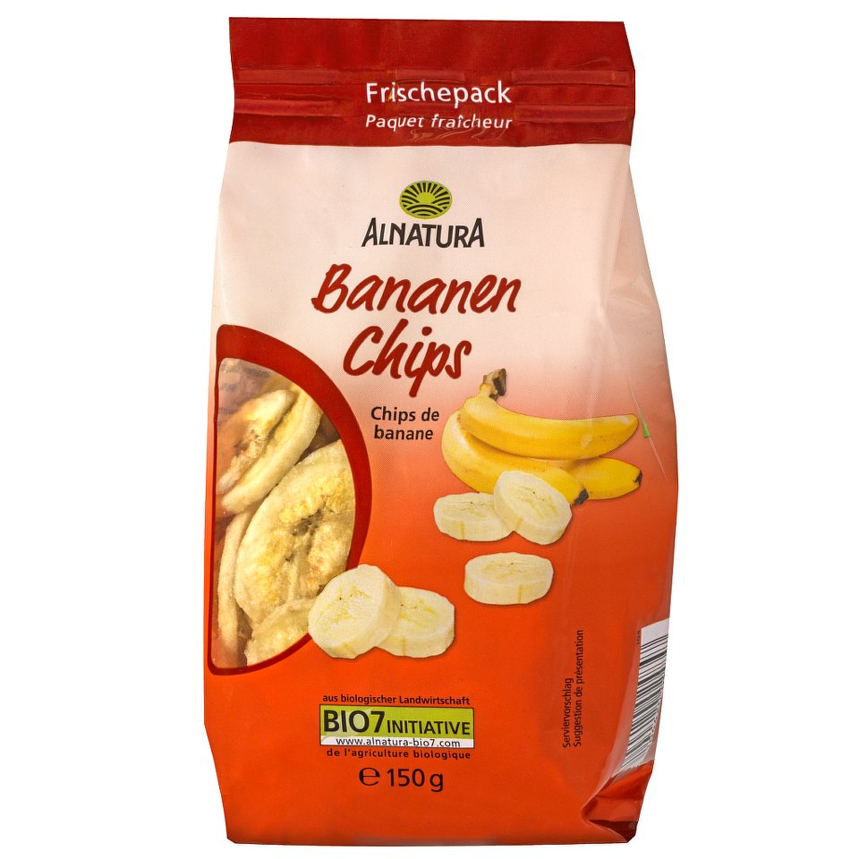 Alnatura BIO Banánové chipsy 150g