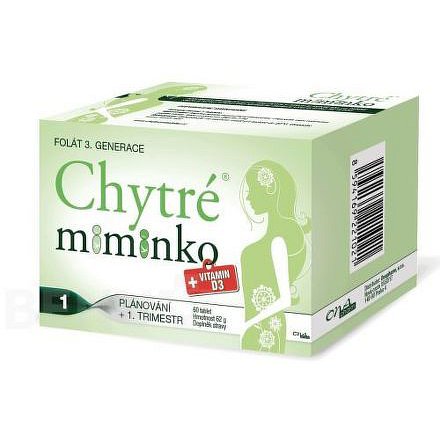 Chytré miminko + vitamin D3 tablety 60