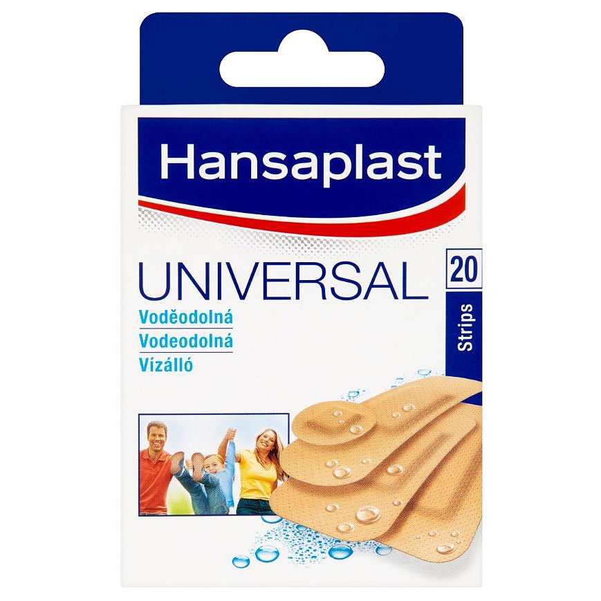 Hansaplast náplast voděodol.universal 20ks č.45906 - II.jakost
