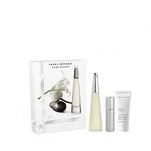 Issey Miyake L´Eau D´Issey Dárková sada dámská toaletní voda 100 ml, tělové mléko L´Eau D´Issey 75 ml a kabelkové balení L´Eau D´Issey dámská toaletní voda 10 ml