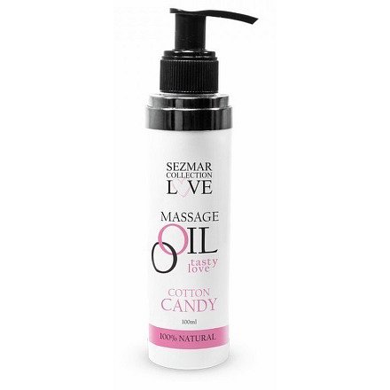 Masážní olej Cukrová Vata 100 ml