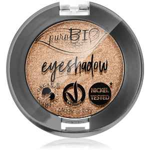 puroBIO Cosmetics Compact Eyeshadows oční stíny odstín 01 Sparkling Wine 2.5 g