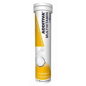 Additiva multivitamín +minerál tablety šumivé 20 mandarinka