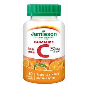 Vitamín C Gummies pastilky s příchutí pomeranče 60 pst.