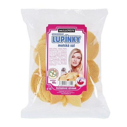 Amarantové lupínky mořská sůl 65g