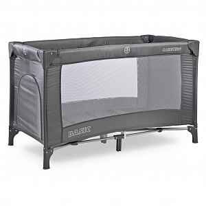 Caretero Cestovní postýlky Basic - grafit