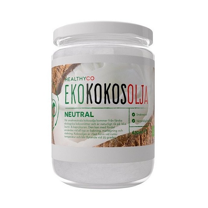 HealthyCO BIO kokosový olej - neutrální 500 ml
