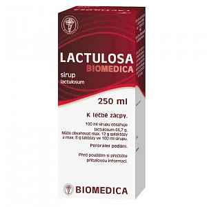 Lactulosa Biomedica perorální sirup 1 x 250 ml 50 %