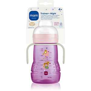 MAM Trainer Night láhev Violet 4m+ 220 ml
