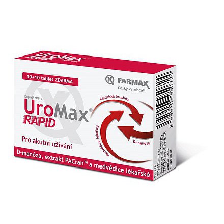 UroMax Rapid 10 + 10 tablety zdarma