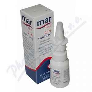 MAR RHINO 0,1% NOSNÍ SPREJ 15ML/15MG Roztok ve spreji