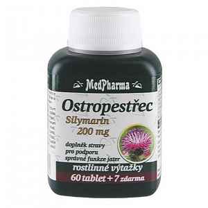 MedPharma Ostropestřec (Silymarin 200mg) 67 tablet