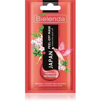 Bielenda Japan Peel-Off zklidňující a regenerační maska 8 g