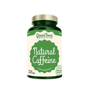 GREENFOOD NUTRITION Natural caffeine 90 kapslí