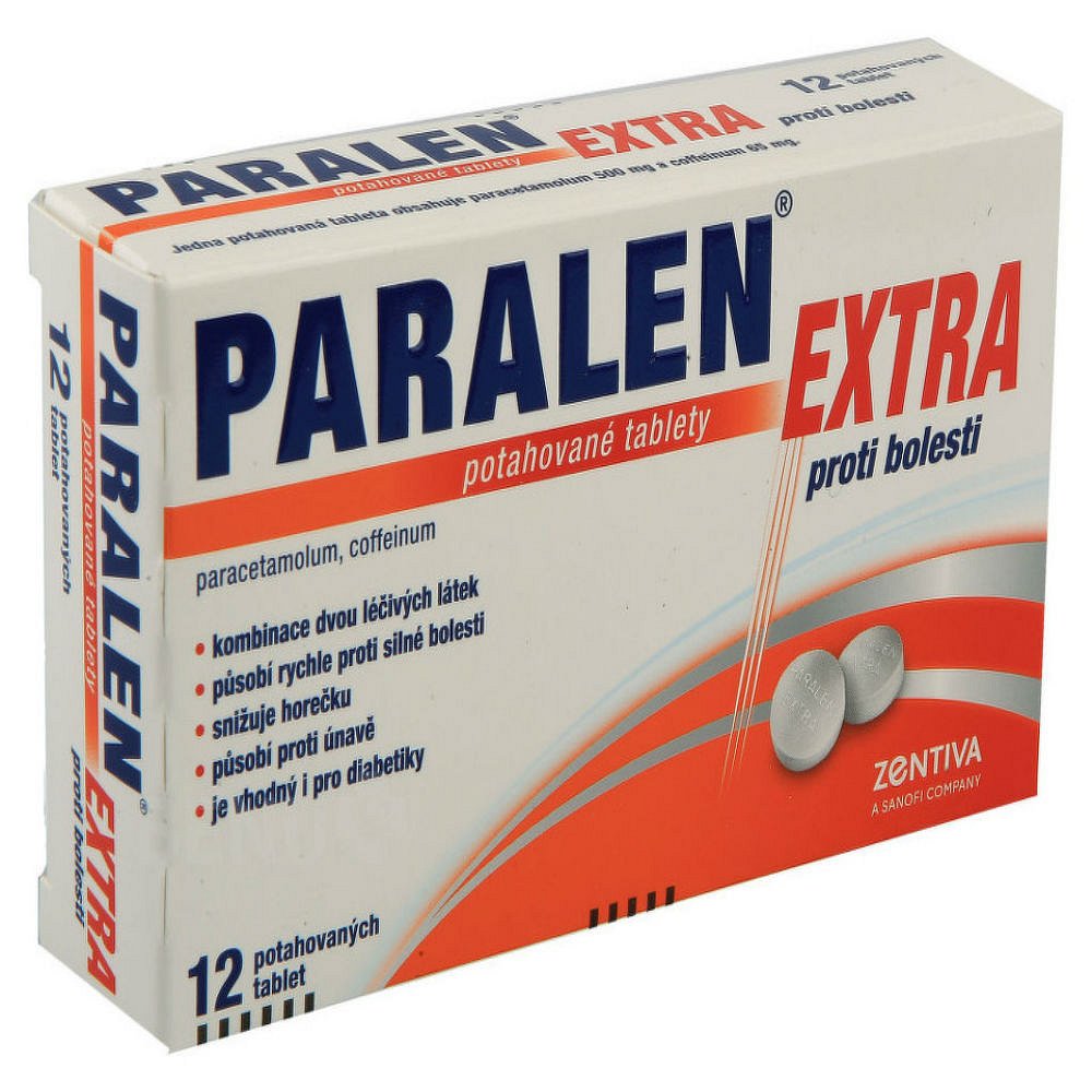 PARALEN Extra proti bolesti 500 65 mg 12 tablet