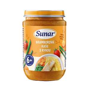 Sunar Příkrm bramborová kaše s rybou 6m+ 190 g