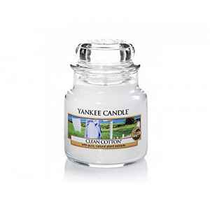 Yankee Candle Clean Cotton vonná svíčka Classic malá 104 g