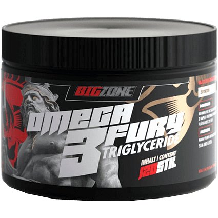 Big Zone Omega 3 Fury Triglyceride 120 Kapslí