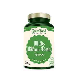 GREENFOOD NUTRITION Vrba bílá kůra 90 kapslí