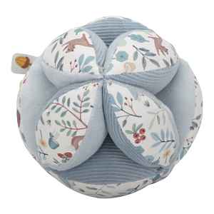 Little Dutch Forest Friends Sensory Gripping Ball textilní míček 0 m+ Blue 1 ks