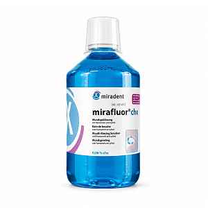 Miradent Mirafluor CHX 0,06% ústní voda 500 ml