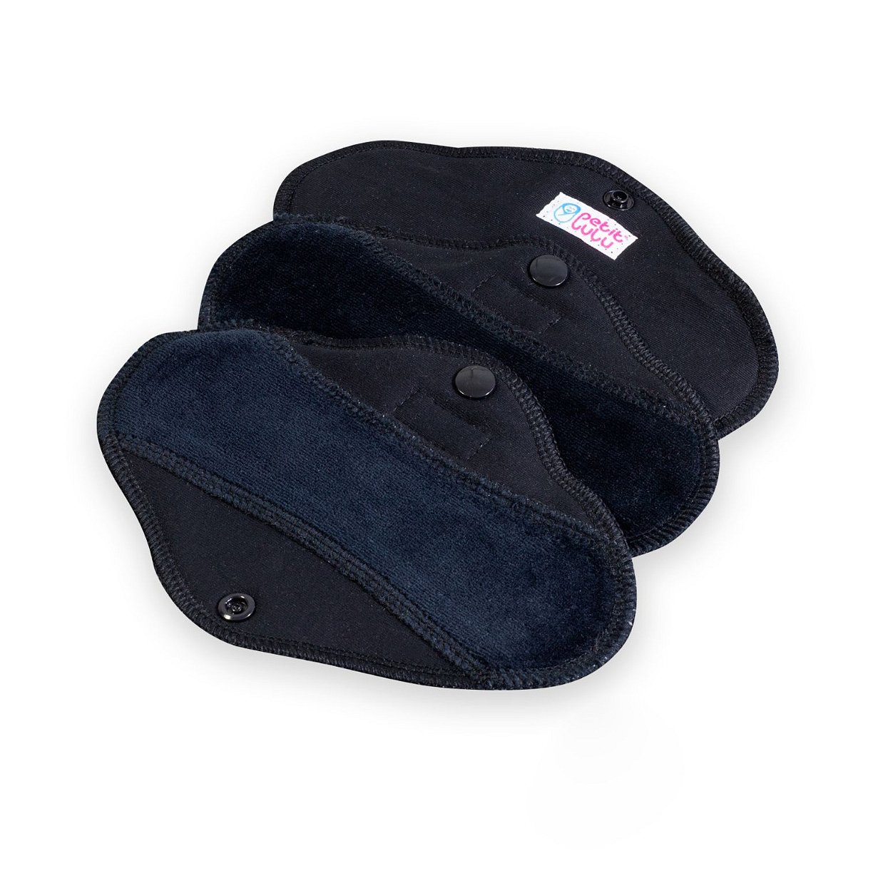 Petit Lulu Látková vložka SLIP/SLIM 3 ks černá