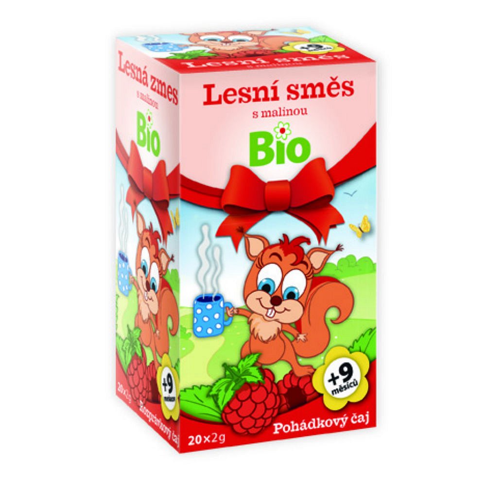 POHÁDKOVÝ ČAJ BIO Lesní směs s malinou 20 x 2g