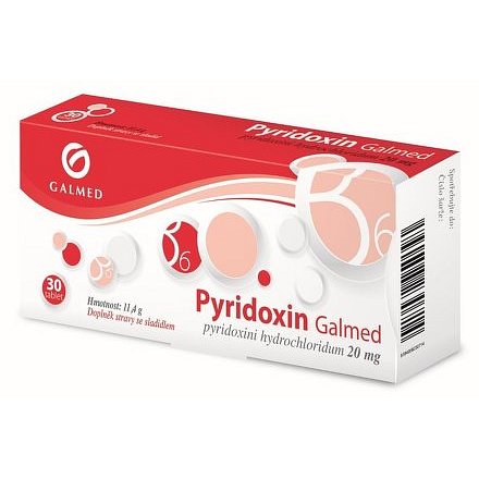 Pyridoxin 20mg Galmed 30 tablet