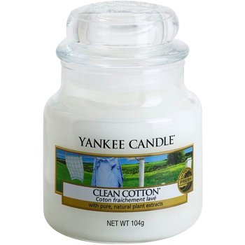 Yankee Candle Clean Cotton vonná svíčka Classic malá 104 g