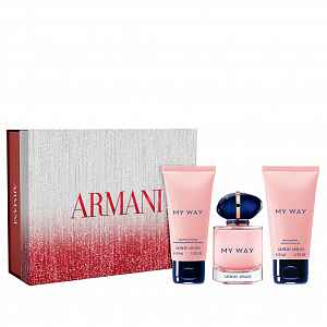 Giorgio Armani My Way  dárková sada (parfémová voda 50 ml + tělové mléko 50 ml + sprchový gel 50 ml) dámská