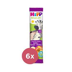 6x HiPP BIO Oplatka Banán-Jablko-Maliny od 1. roku, 23g