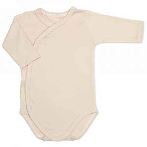 Baby Nellys Bavlněná souprava pro miminko 6D, Made with love, béžová, vel. 62