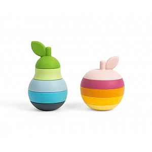 Bigjigs Toys Stohovací jablko a hruška 10 ks