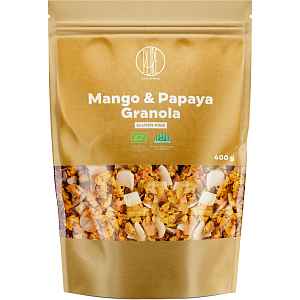 BrainMax Pure® Mango & Papaya Granola BIO, 400 g