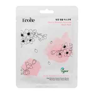 Ecobe Pleťová maska Cherry Blossom Ampoule  25 ml
