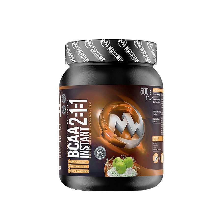 MAXXWIN BCAA 2:1:1 Instant 500g zelené jablko