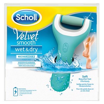 Scholl Velvet Smooth elektrický pilník na chodidla voděodolný