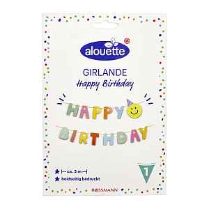 alouette Girlanda Happy Birthday